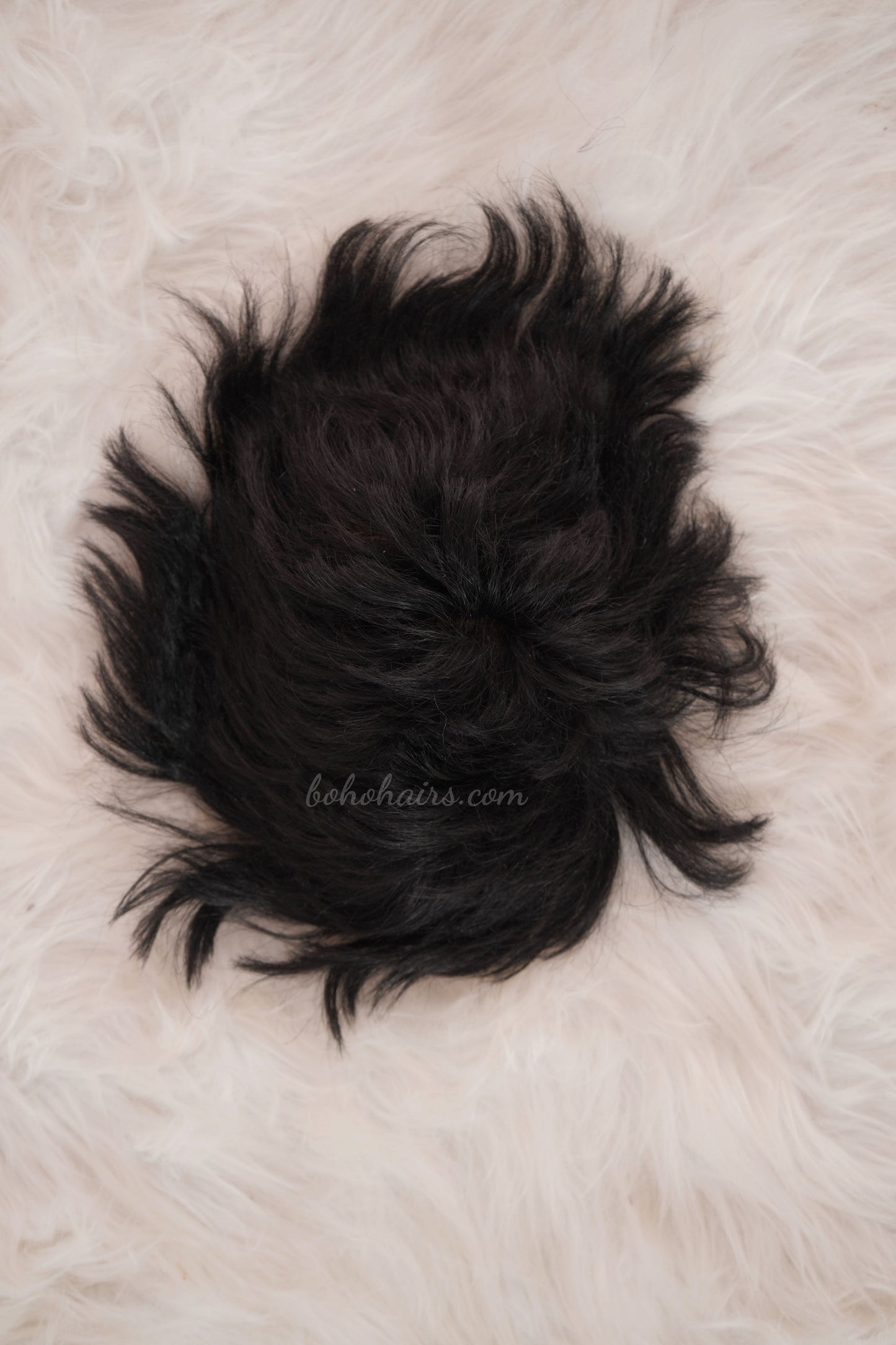 Men Hair Toper Pre Cut Lace
