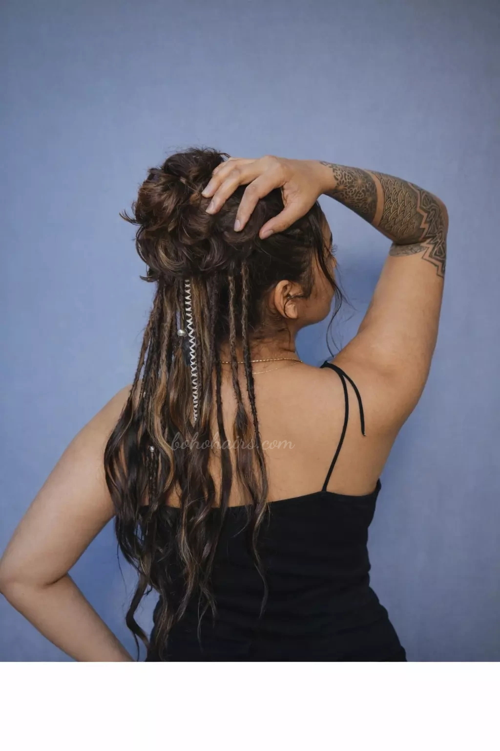 Dreadlocks Messy Bun