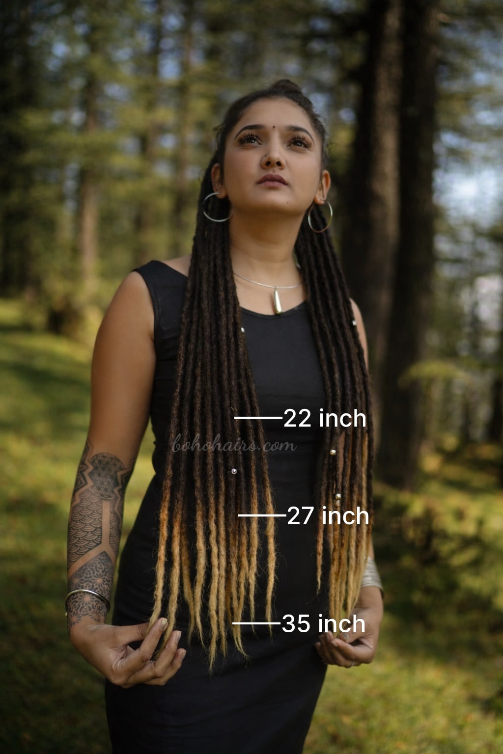 30 Dreadlocks Night Root Unisex Set