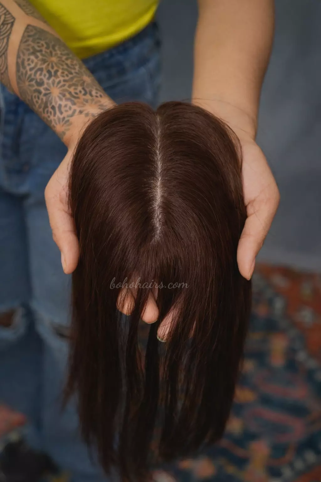 Scalp Line Topper Silk Base-1.5*5