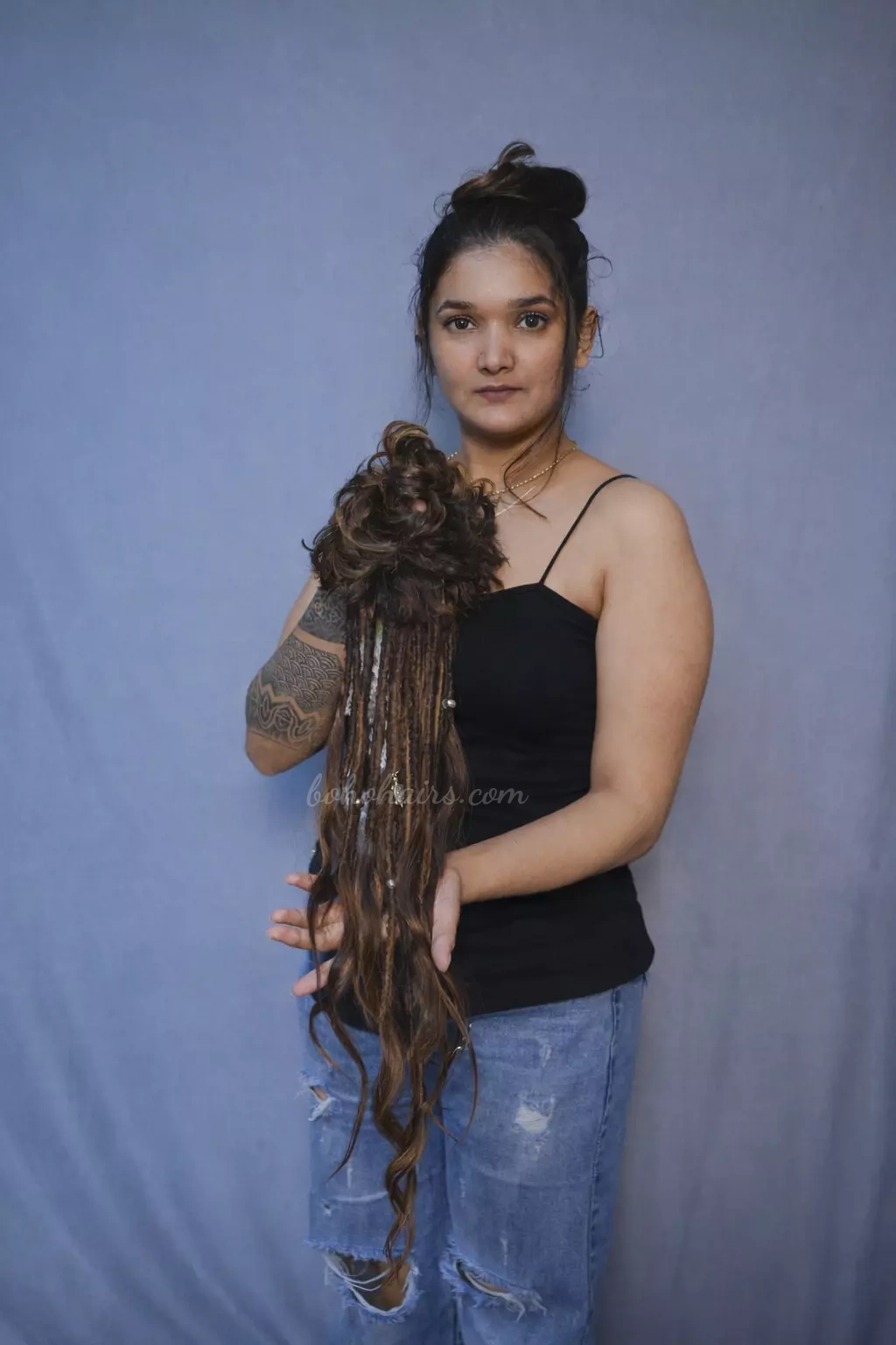 Dreadlocks Messy Bun