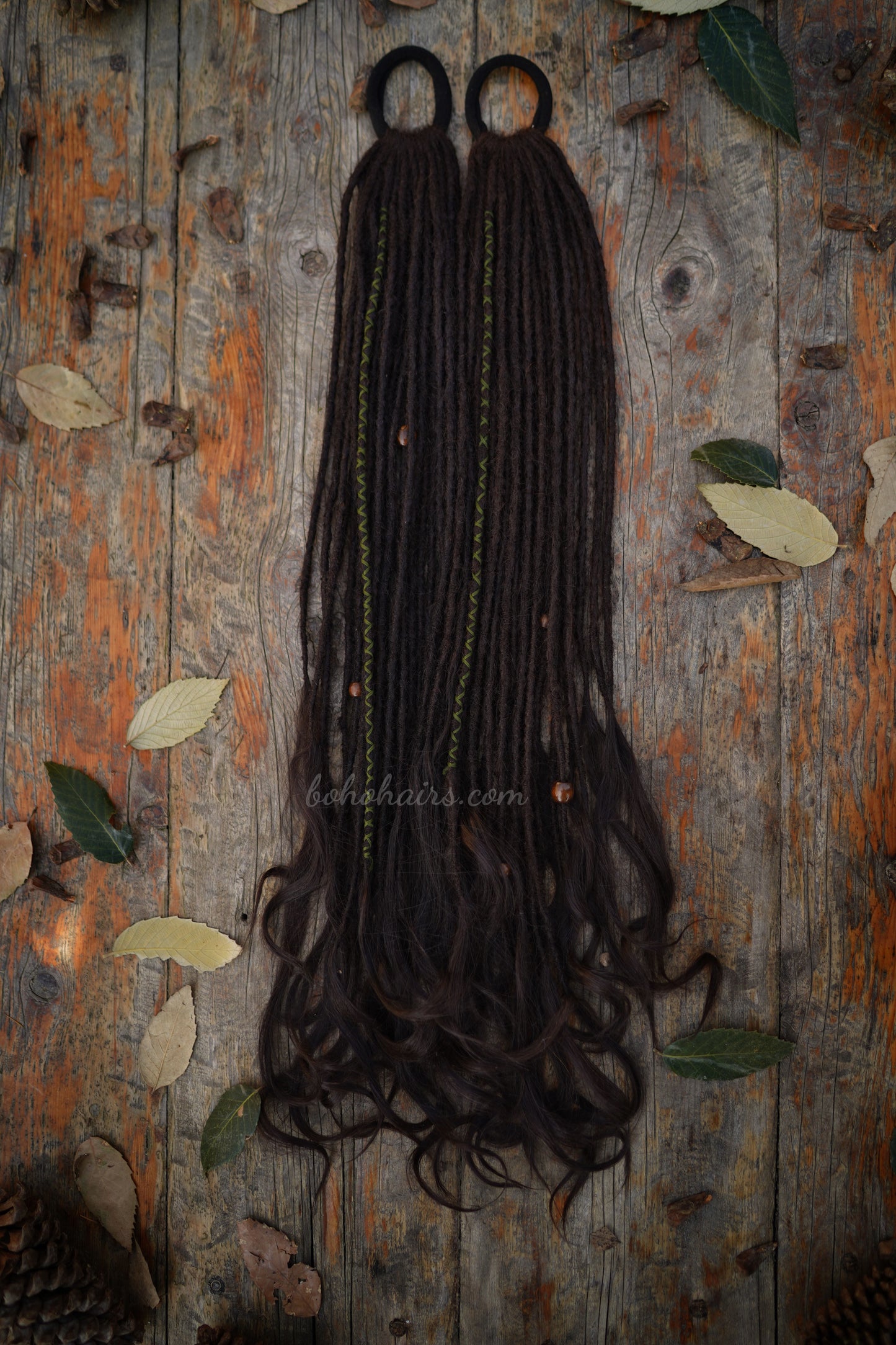 46 Medium Thickness Luxury Tail Dreadlocks