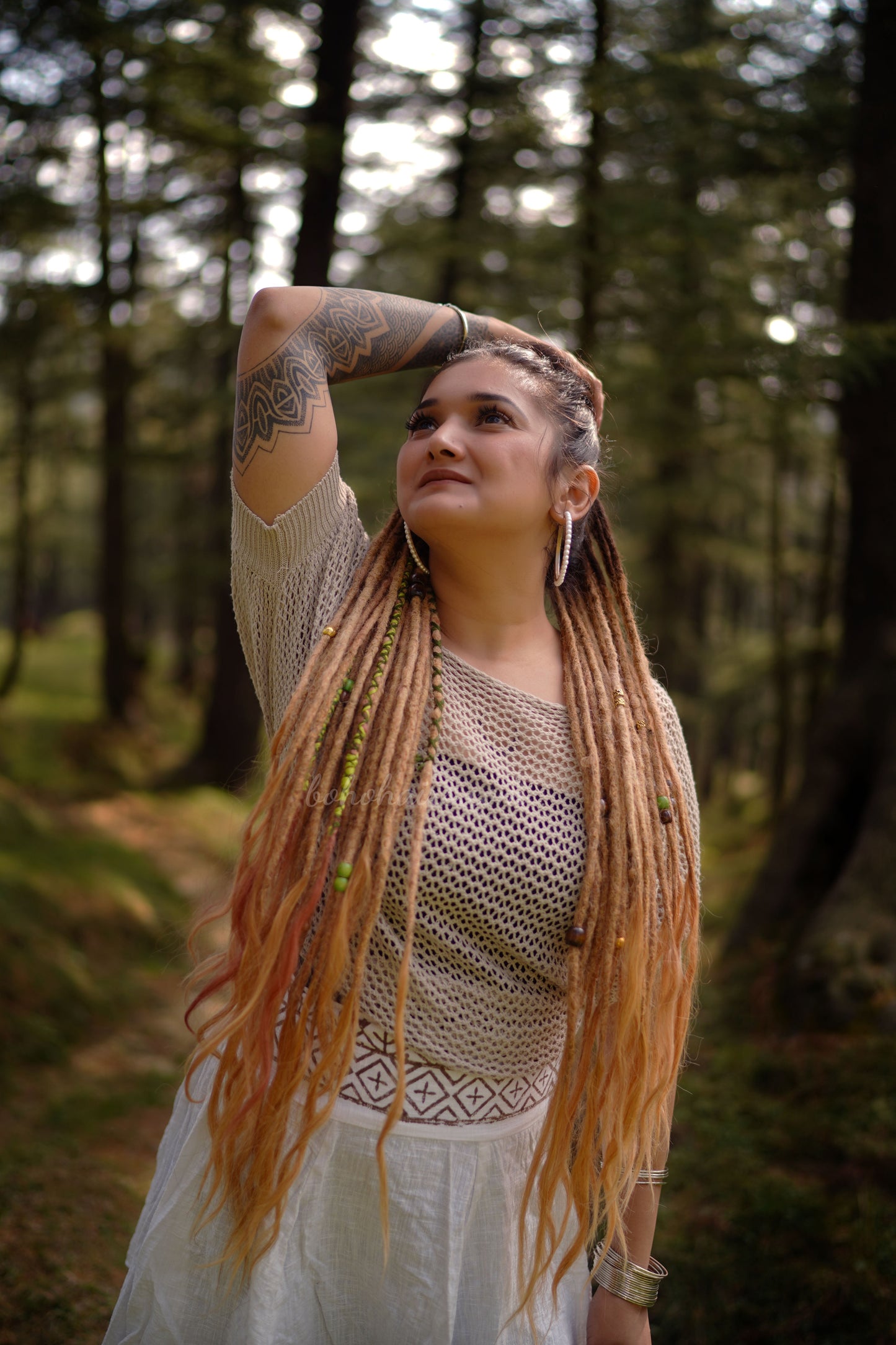 46 Medium Thickness Luxury Tail Dreadlocks