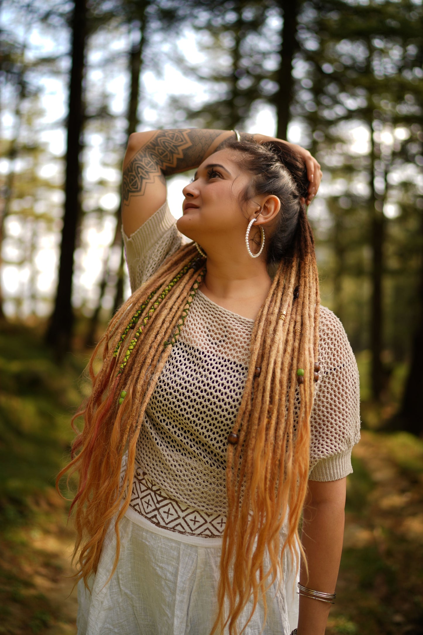 46 Medium Thickness Luxury Tail Dreadlocks