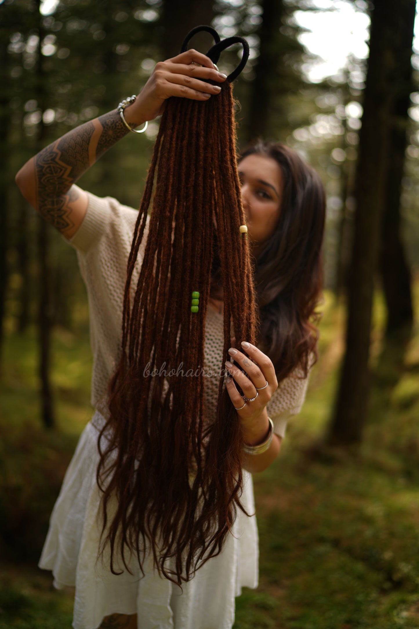 46 Medium Thickness Luxury Tail Dreadlocks
