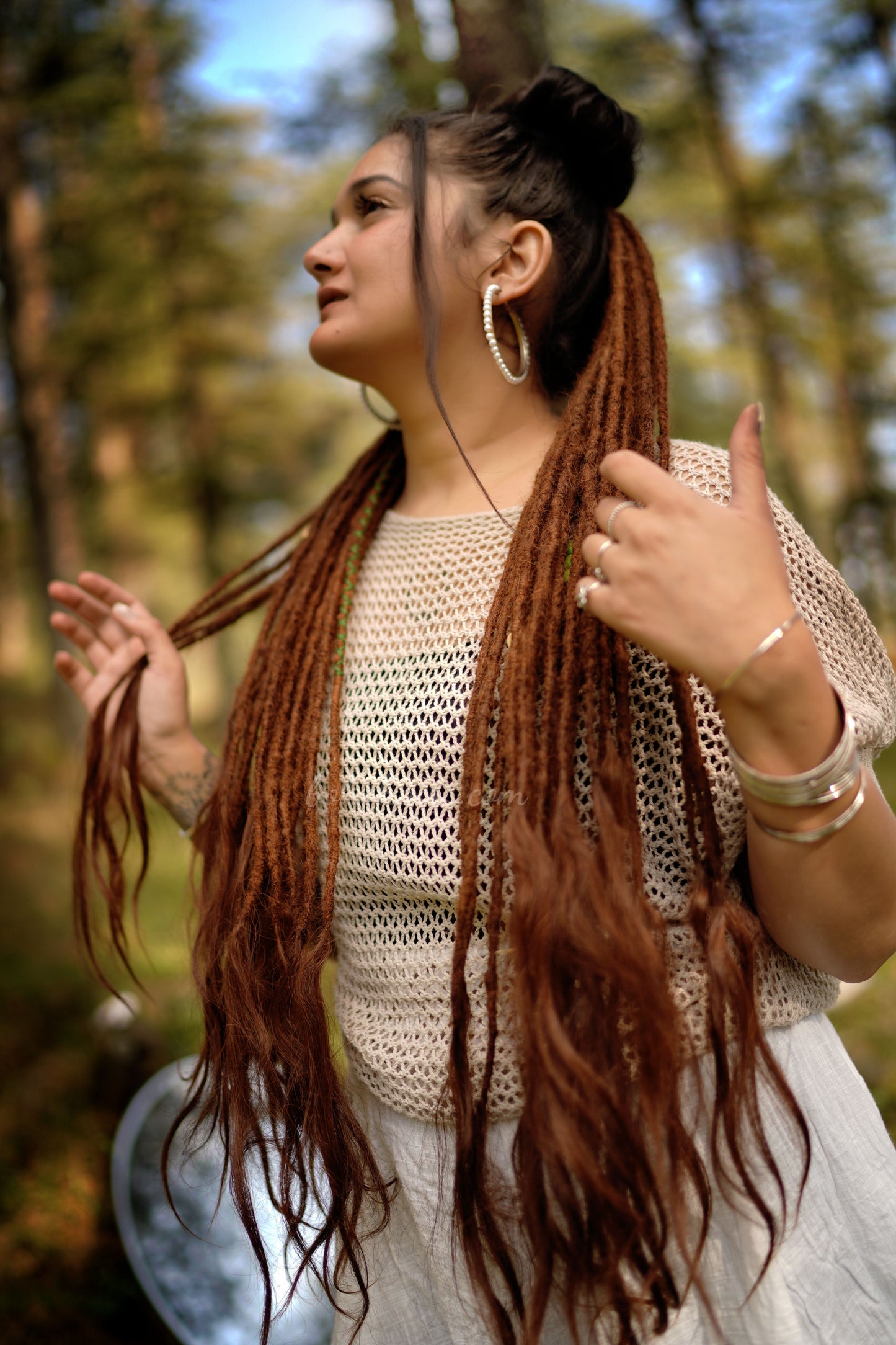 46 Medium Thickness Luxury Tail Dreadlocks