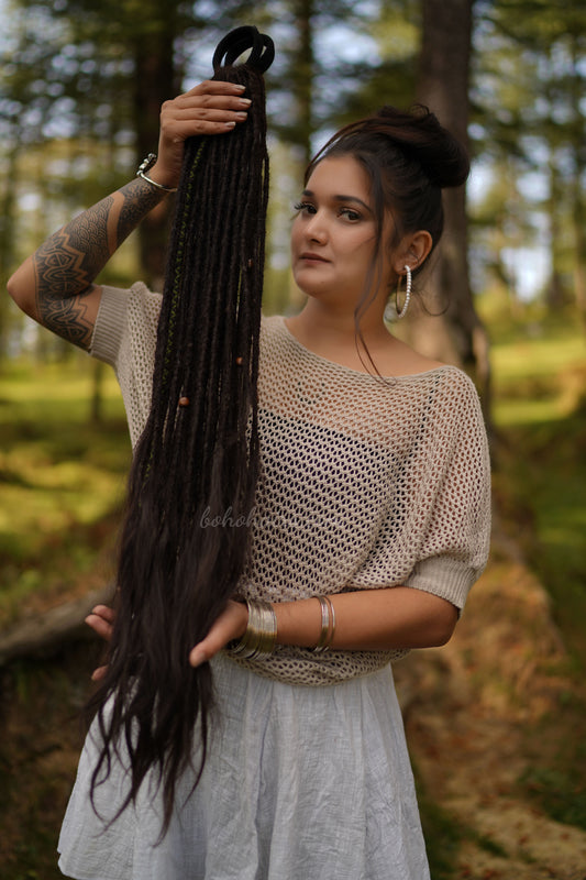 46 Medium Thickness Luxury Tail Dreadlocks