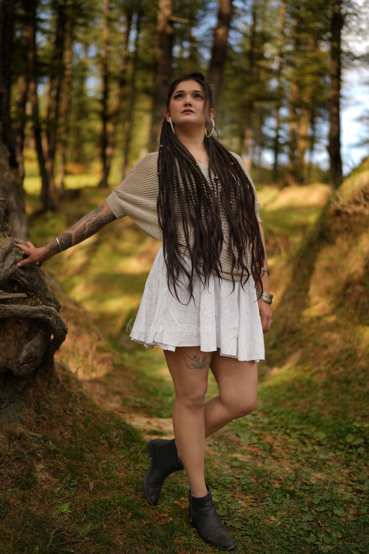 46 Medium Thickness Luxury Tail Dreadlocks