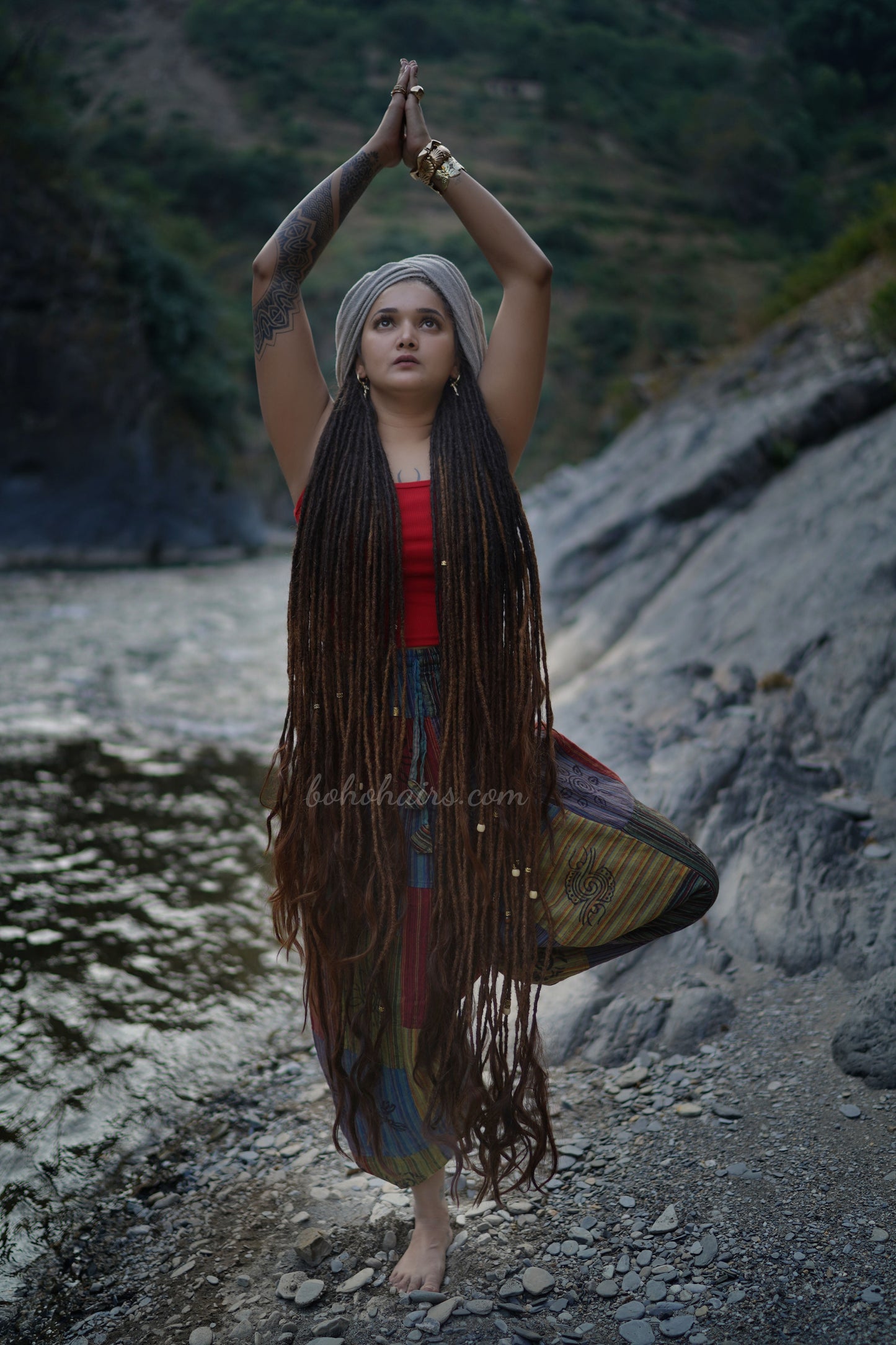 Earth Touch Long Dreadlock Extensions, Open Hair Tail