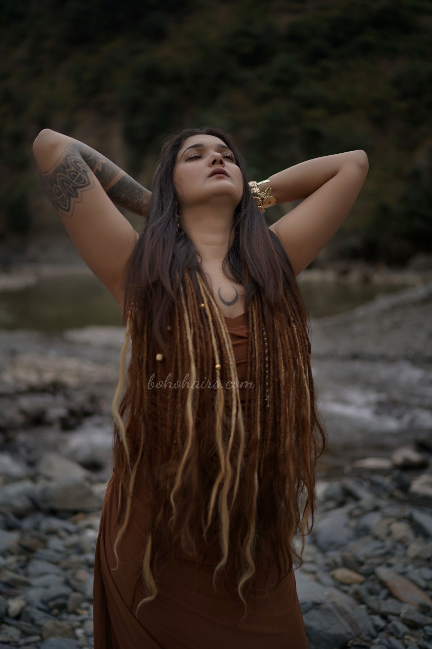 60 Dreads Clip-On Patch Set