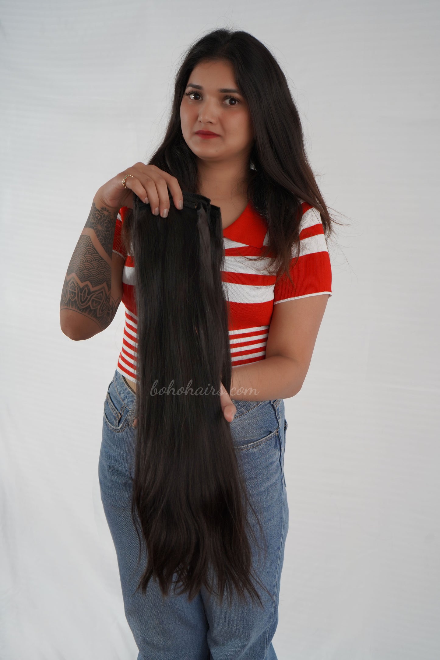 4 Patch Hair Volumizer Weft Premium Hair Extension