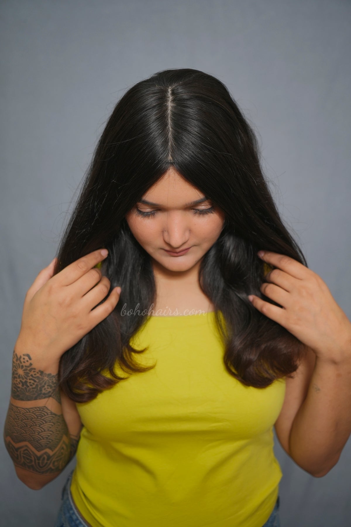 Scalp Line Topper Silk Base-1.5*5