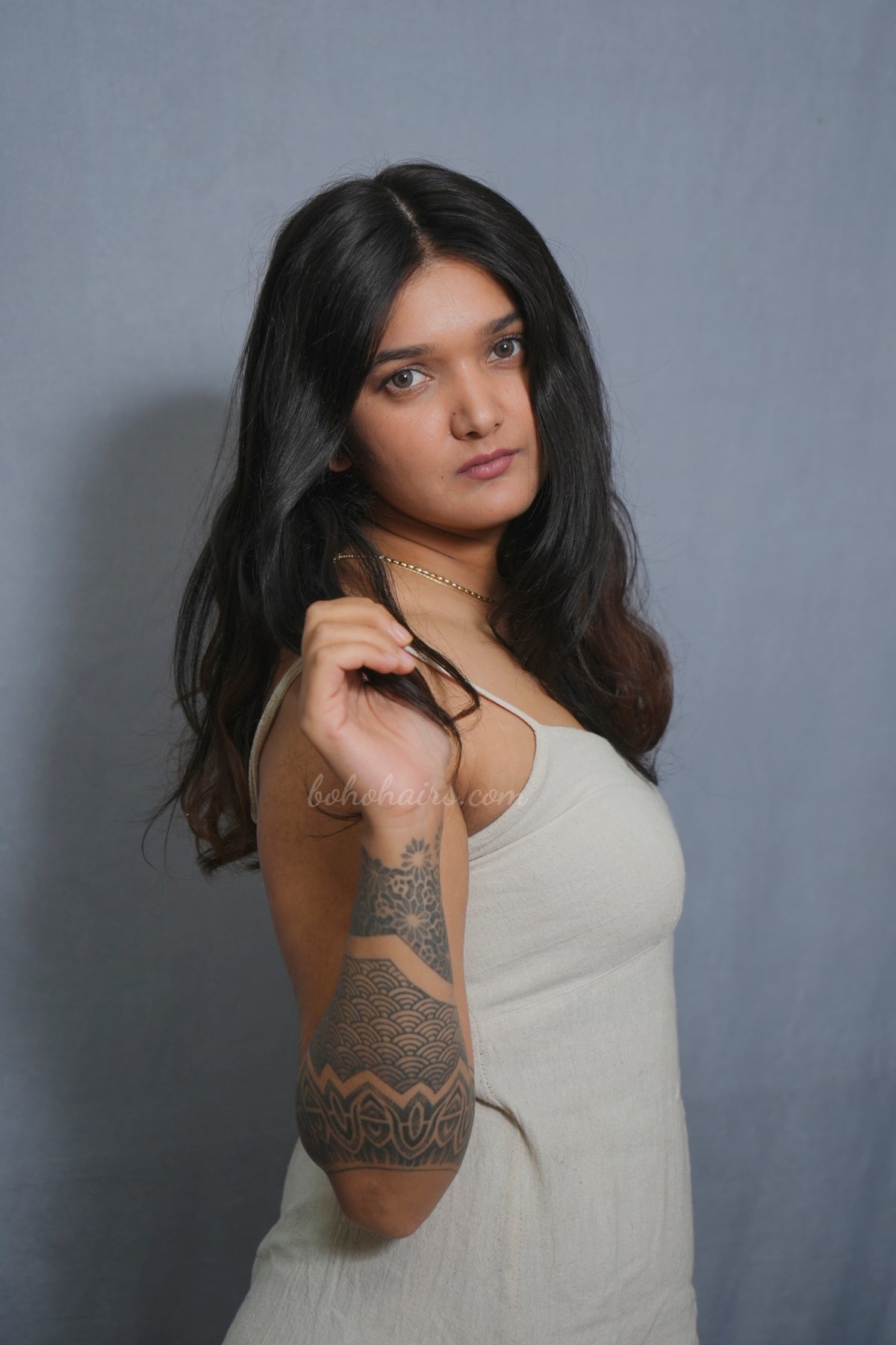 Lace Front Clip-In Hair Topper for Receding Hairline | 100% Human Hair