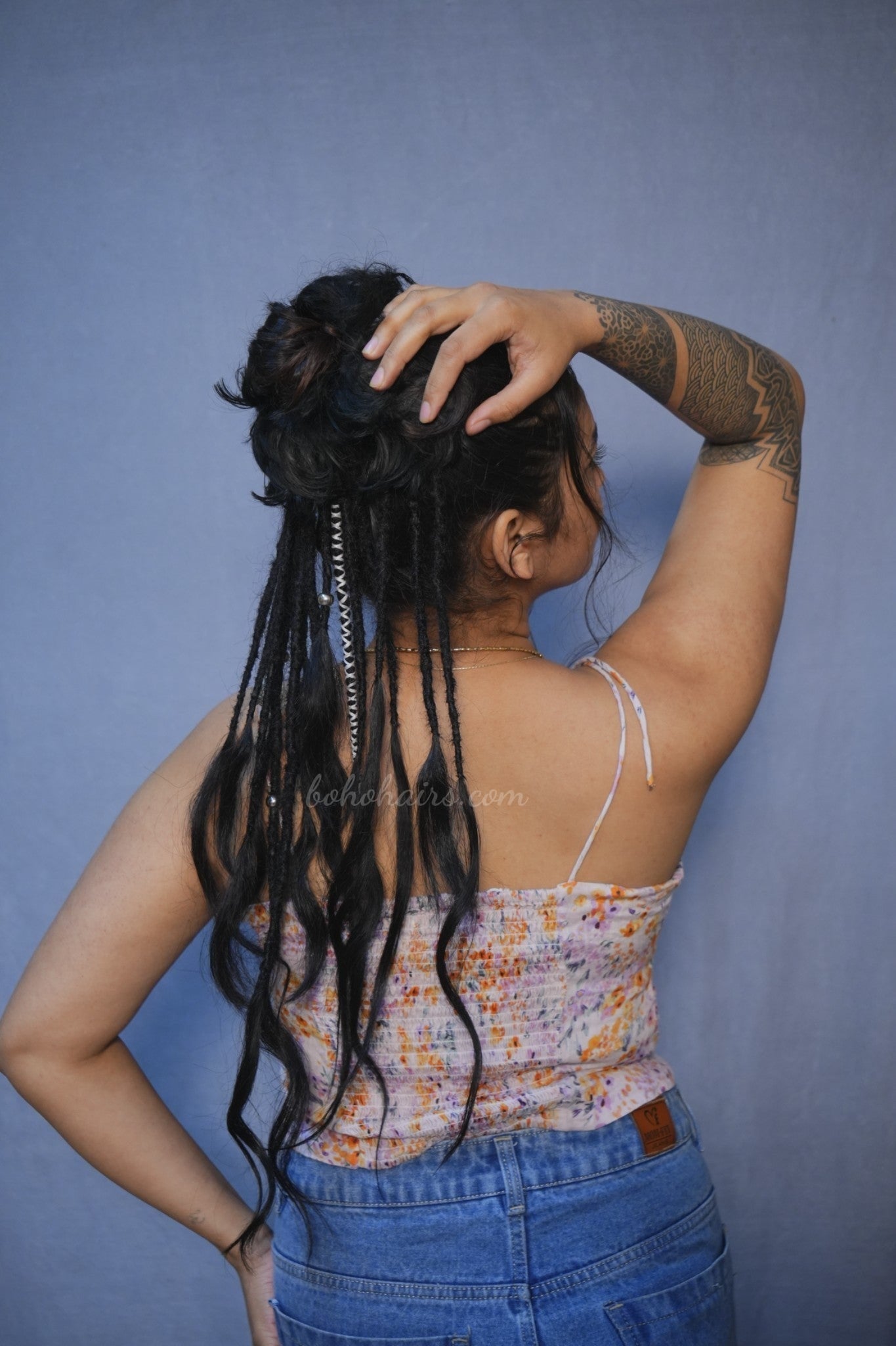 Dreadlocks Messy Bun