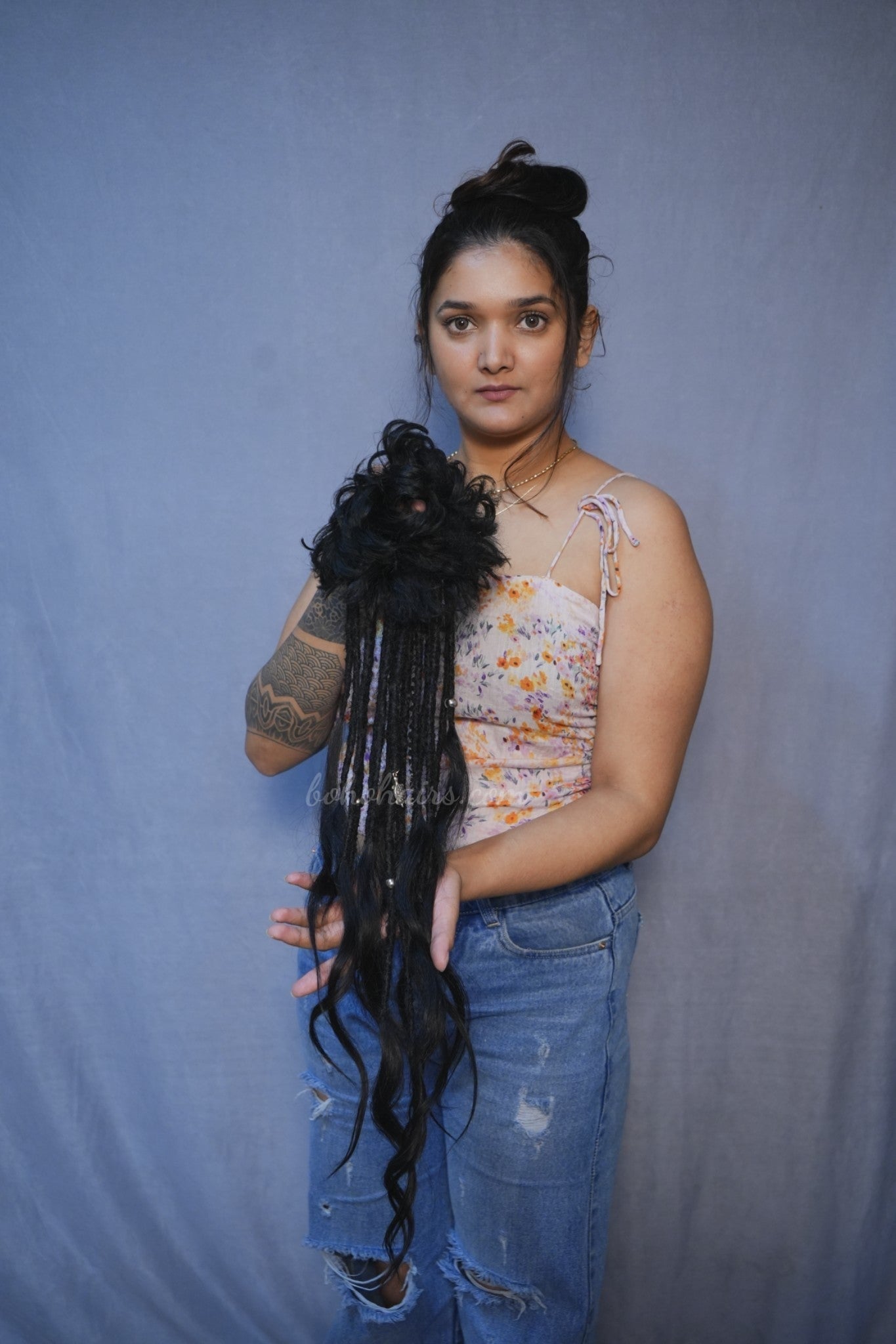 Dreadlocks Messy Bun