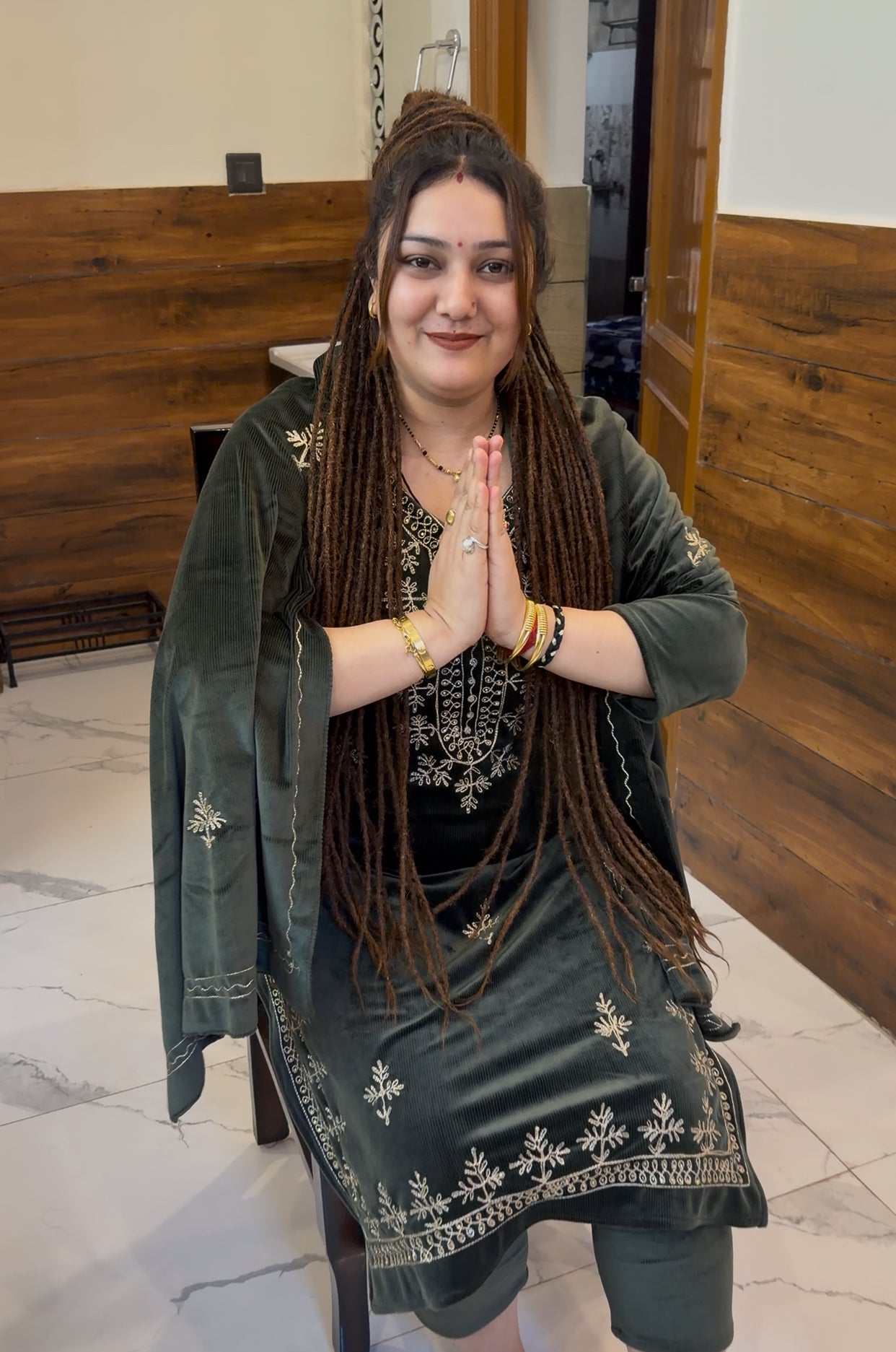 Human Hair Dreadlock Extensions – 50 Handmade Micro Removable Temporary Dreadlocks (No Hair Locking, Reusable)