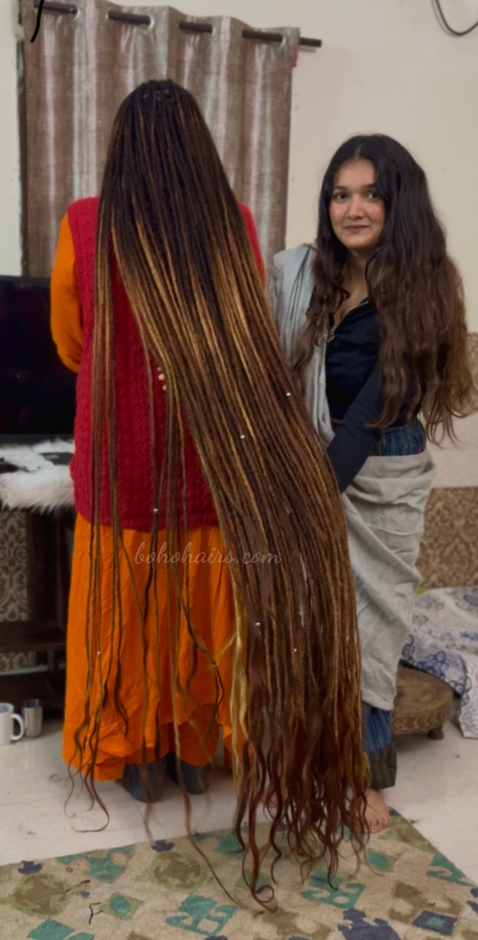 Earth Touch Long Dreadlock Extensions, Open Hair Tail