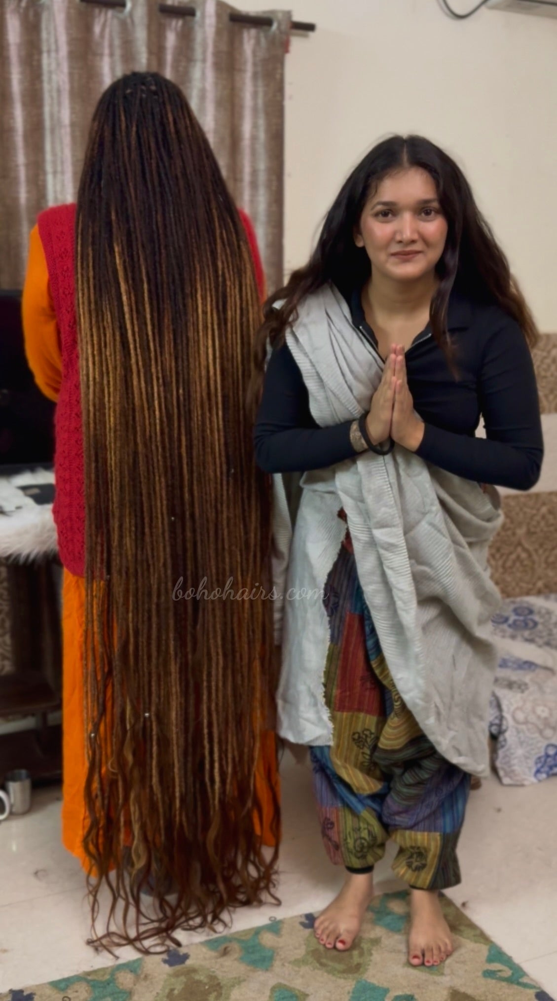 Earth Touch Long Dreadlock Extensions, Open Hair Tail